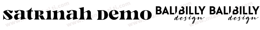 Satrinah Demo字体转换